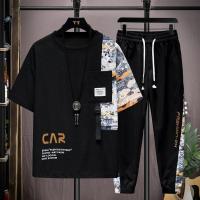 Drop Shoulder Mash T-Shirt and Trouser