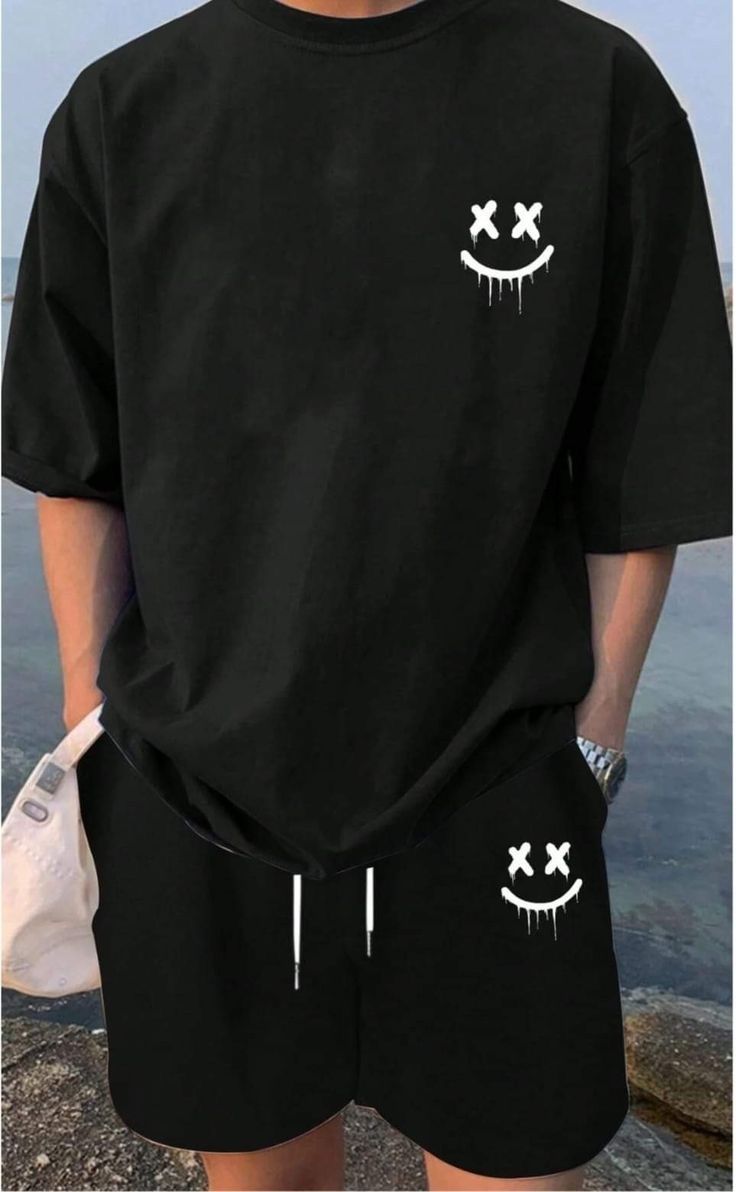 Premium Drop Shoulder T-Shirt & Pant Combo