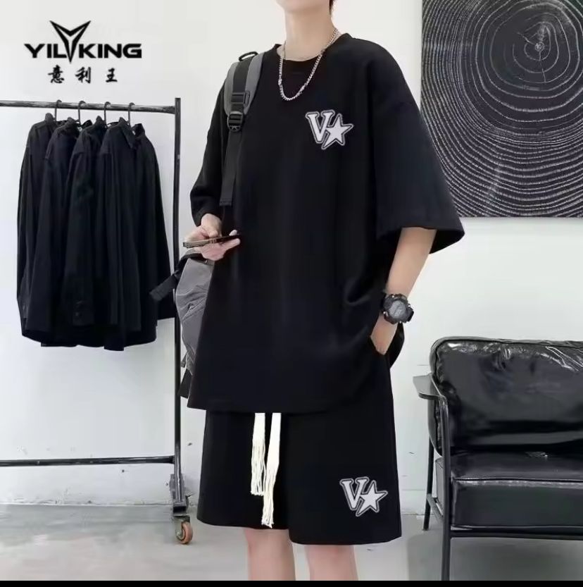 Premium Drop Shoulder T-Shirt & Pant Combo