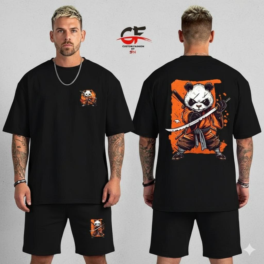 Premium Drop Shoulder T-Shirt & Pant Combo