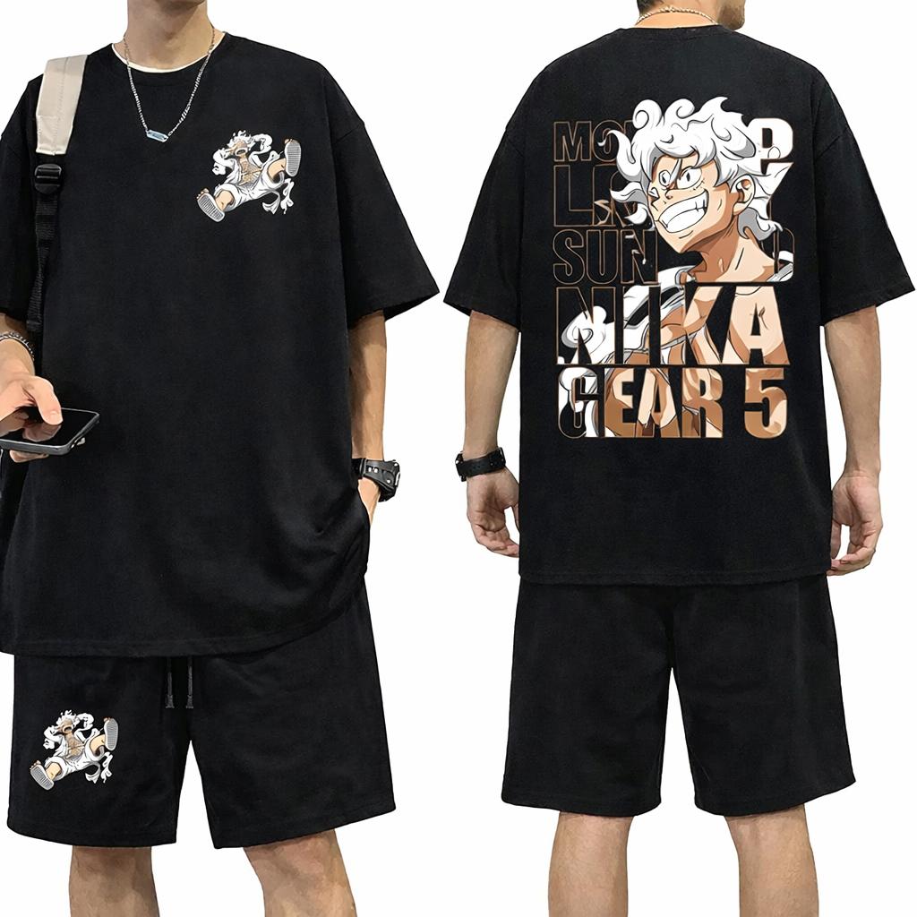 Premium Drop Shoulder T-Shirt & Pant Combo