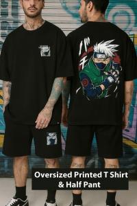 Premium Drop Shoulder T-Shirt & Pant Combo