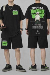 Premium Drop Shoulder T-Shirt & Pant Combo