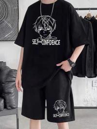 Premium Drop Shoulder T-Shirt & Pant Combo