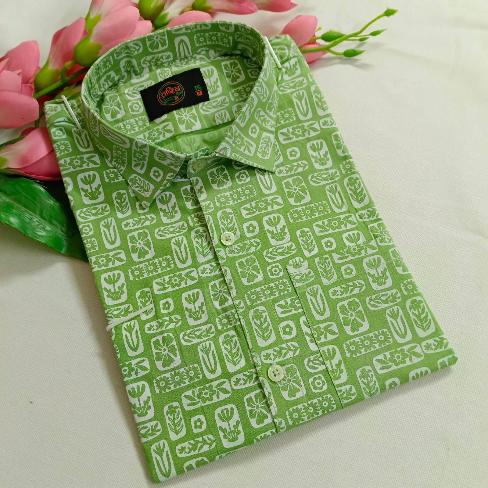 🌈 Exclusive Aarong Slub Cotton Shirt 🤍