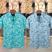 Pure Cotton Half Sleeve Print Shirt