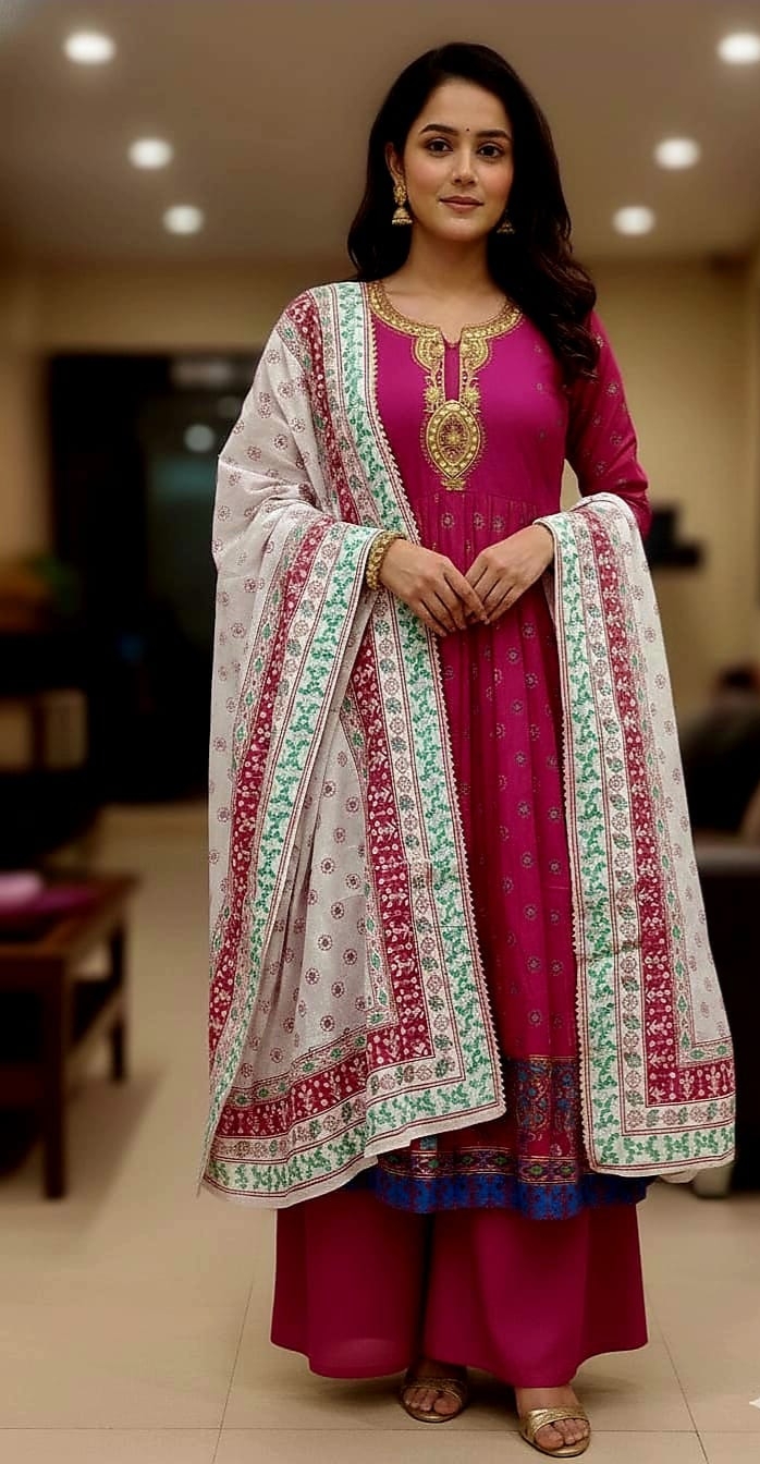 ✨ Elegant Readymade Linen Three Piece – Premium Collection ✨