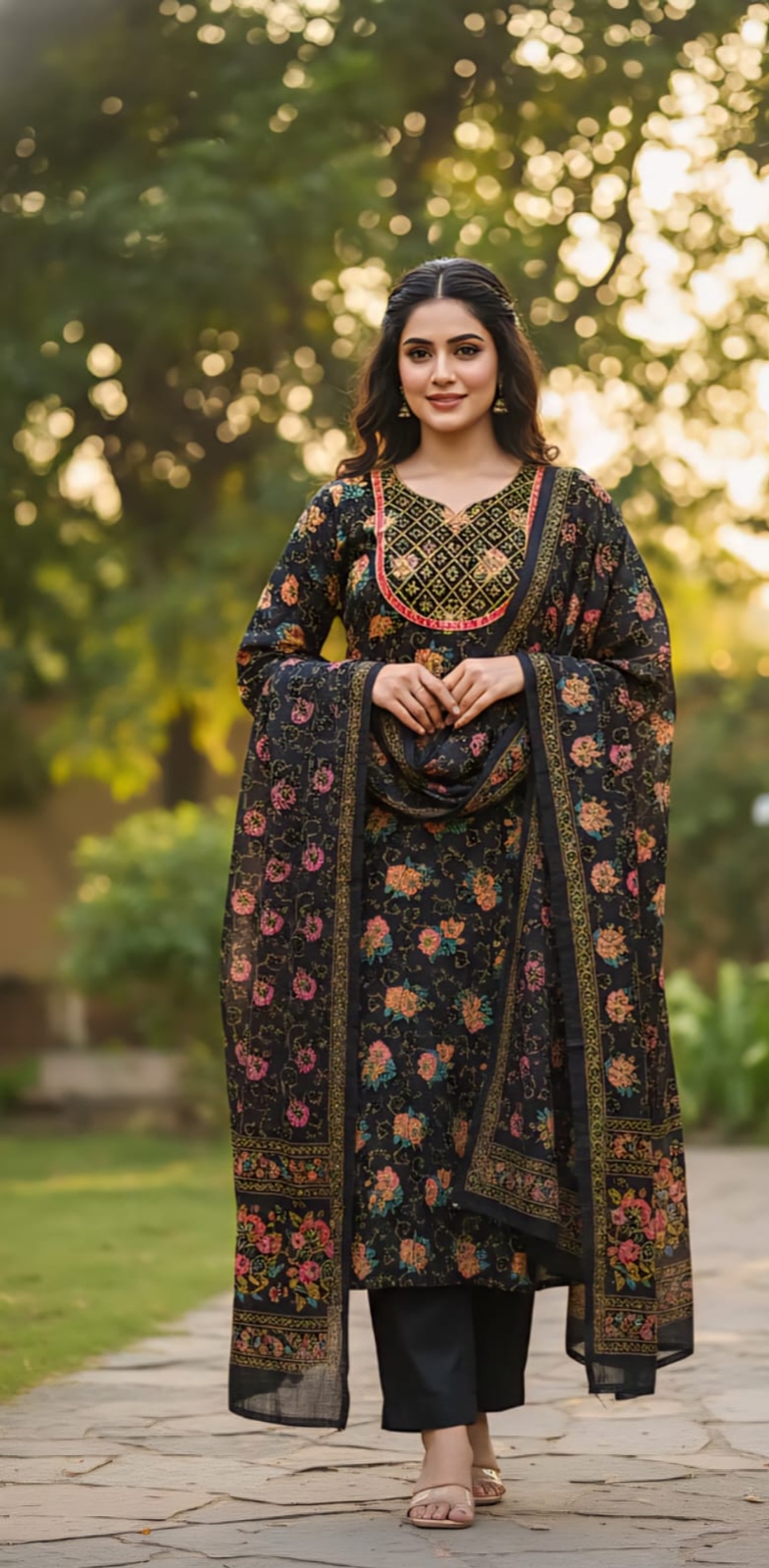 ✨ Elegant Readymade Linen Three Piece – Premium Collection ✨