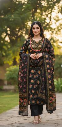 ✨ Elegant Readymade Linen Three Piece – Premium Collection ✨