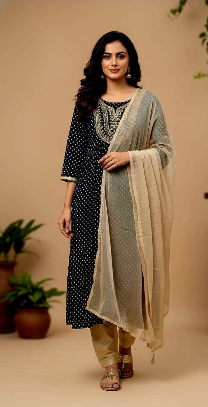ডিজিটাল প্রিন্ট থ্রি-পিস