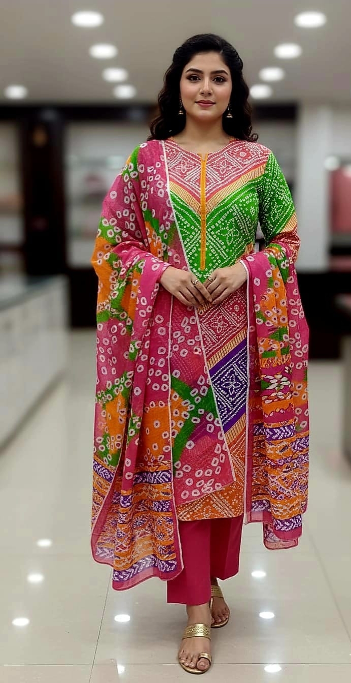 ডিজিটাল প্রিন্ট থ্রি-পিস