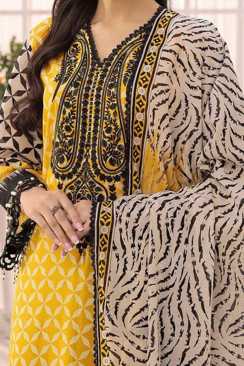 Digital Print Three Piece (Premium Fabric)