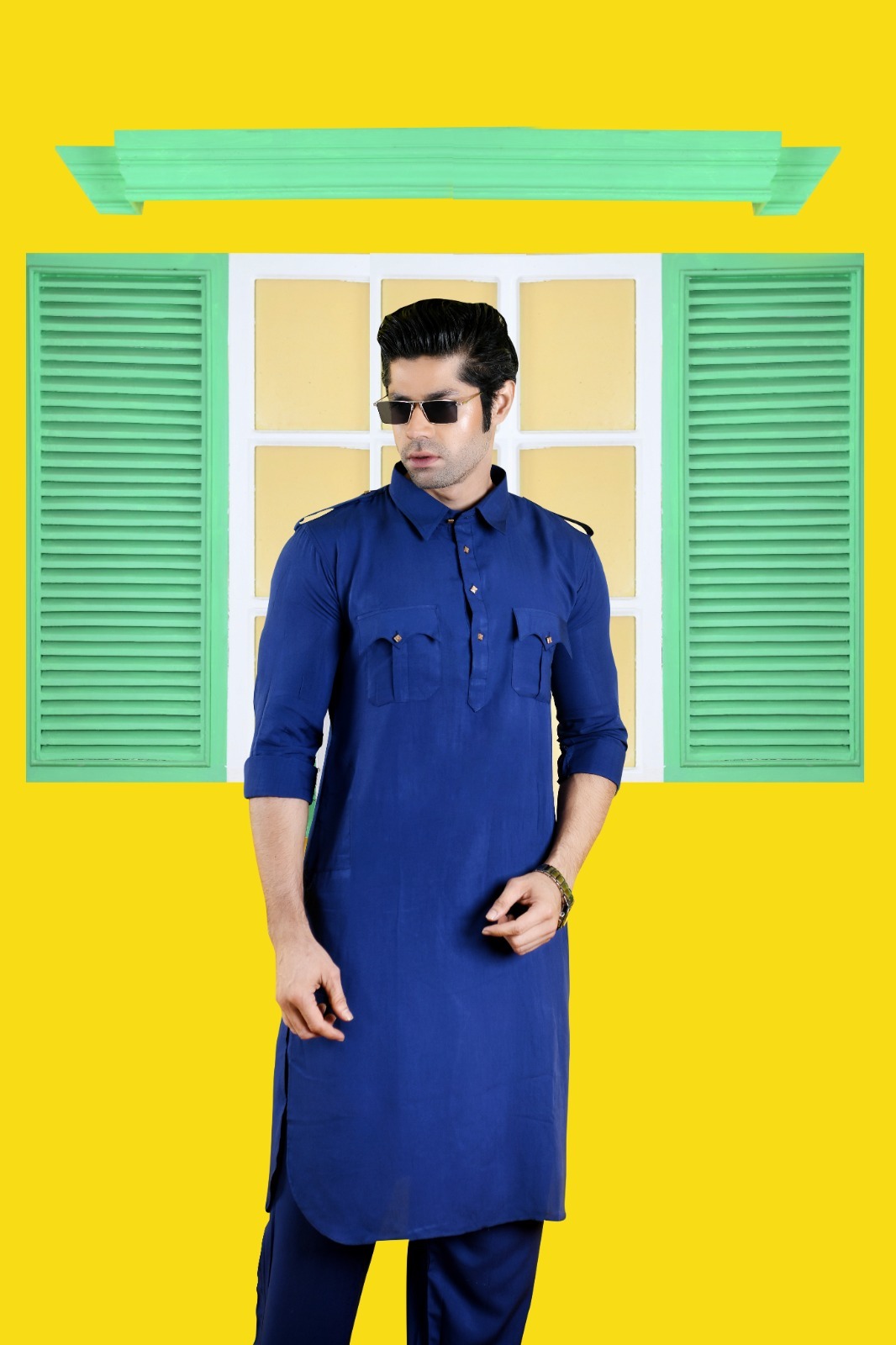 China Linen Kabli Set (Kabli + Pajama)