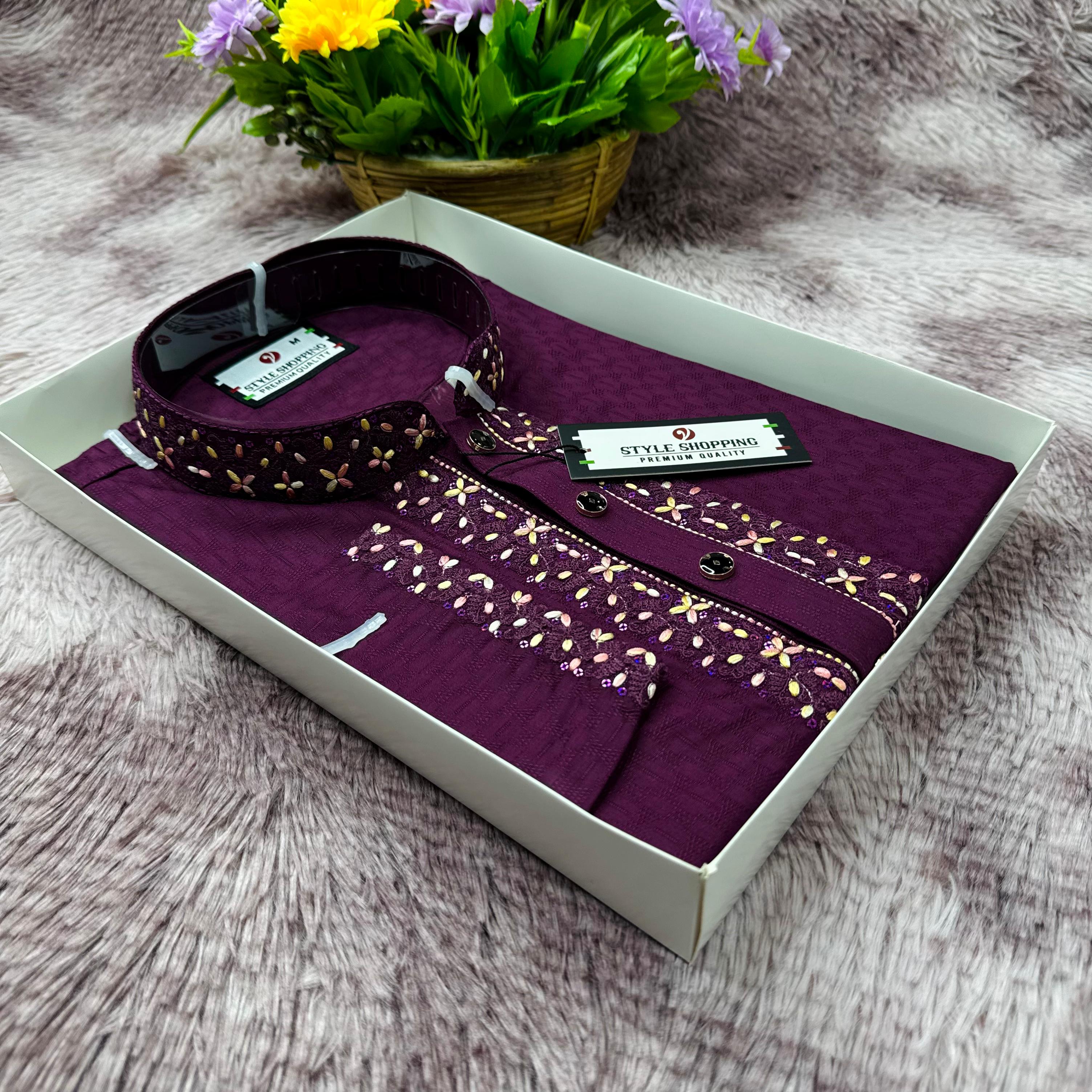 Sequence Embroidery Panjabi (Only Panjabi)