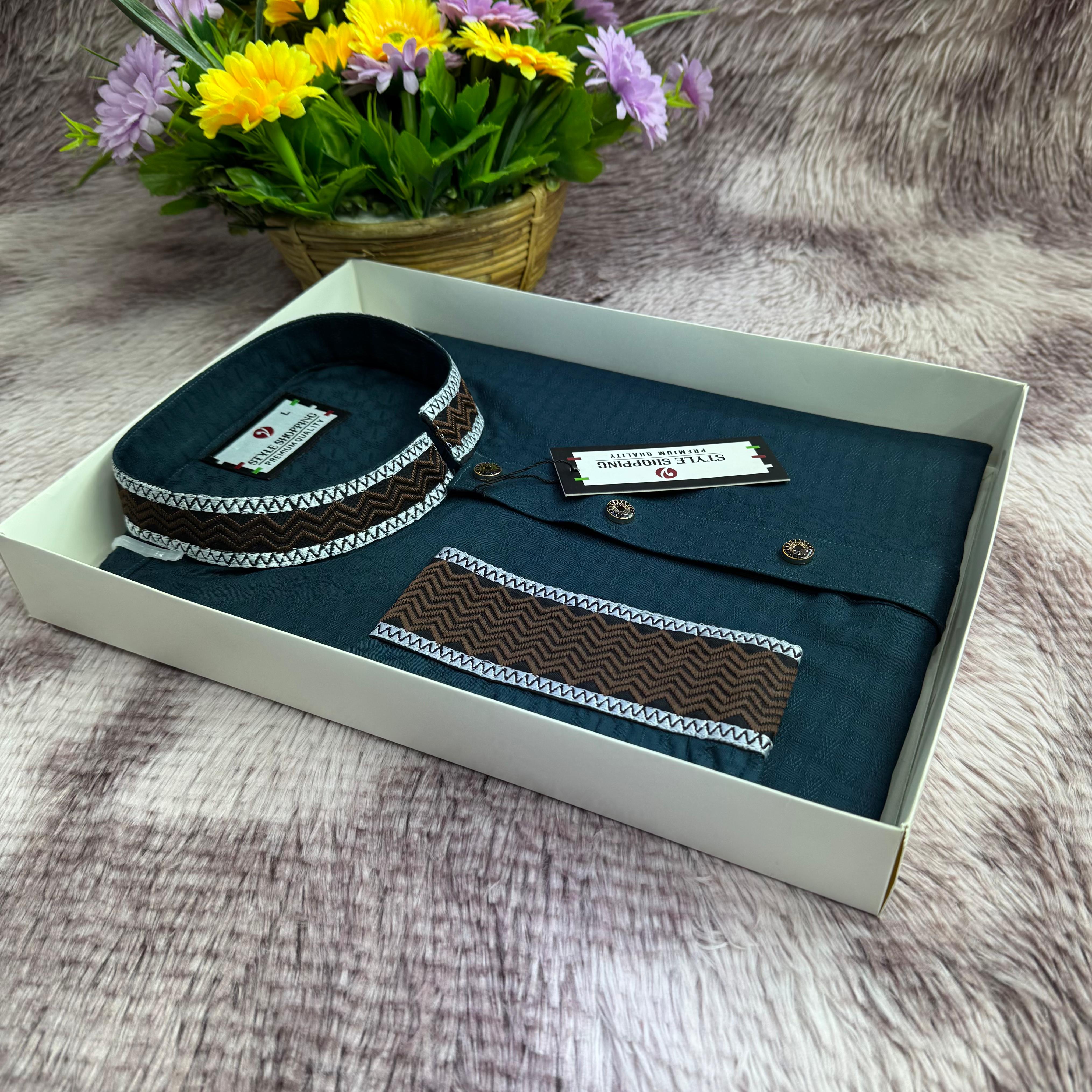 Embroidery Panjabi (Soft Cotton)
