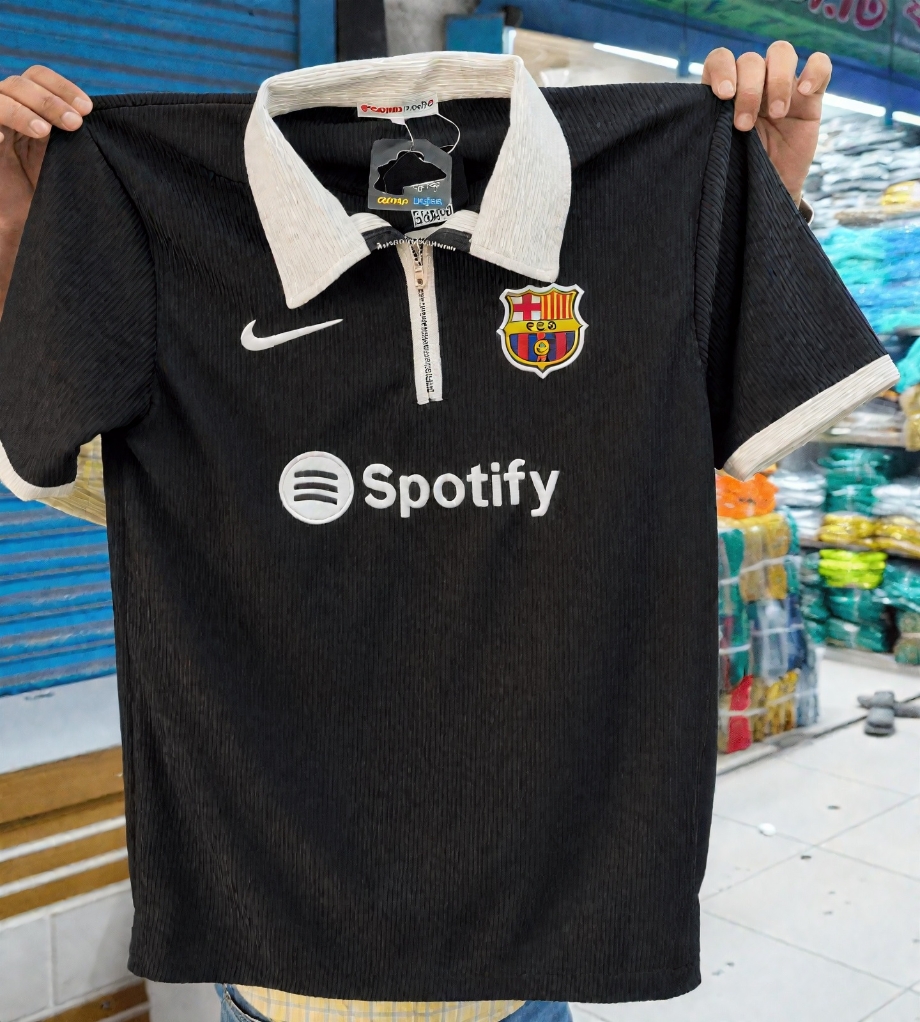 Men's Zipper Polo-shirt