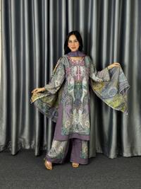 Digital Print Three Piece  Fabrics: Dubai Silk Design: Digital Print Dress Long: 42 Body Size: 38, 42, 46